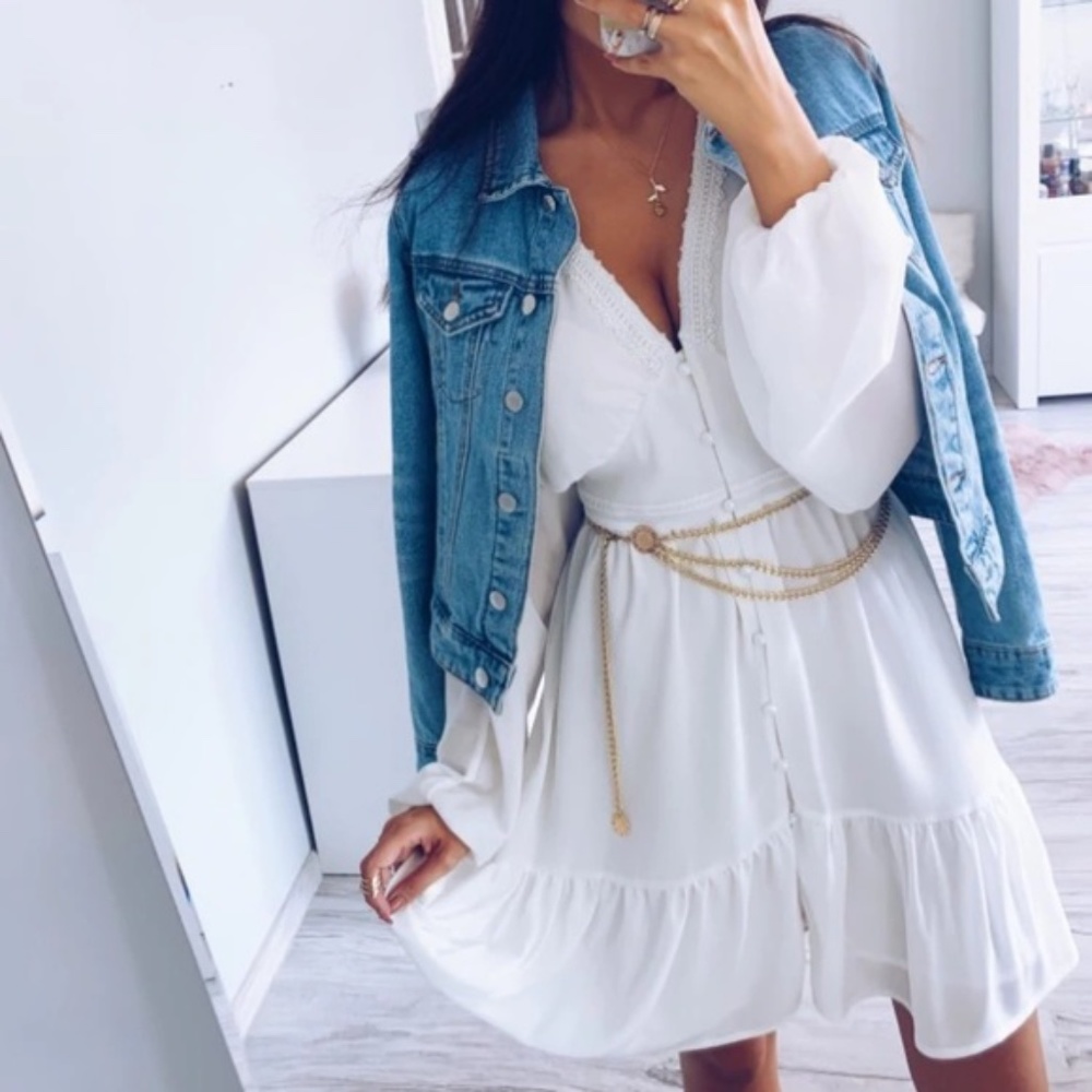 LYNH white spring dress - Picture 1 of 4